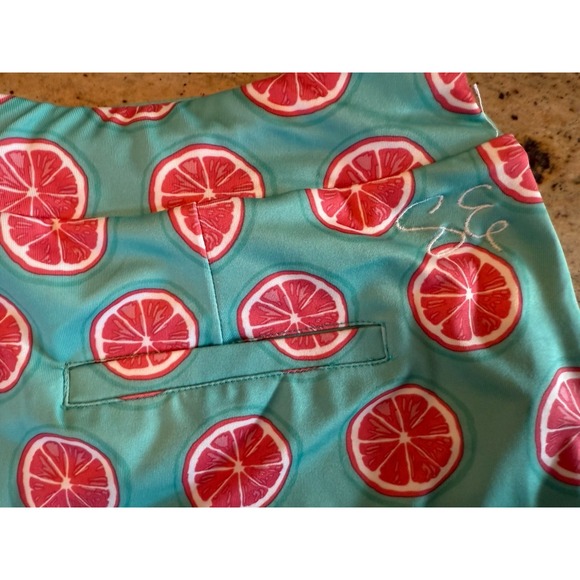 Sydney Elizabeth Grapefruit Patterned Athletic Skirt Tennis Golf Skort Size XL - Picture 5 of 8